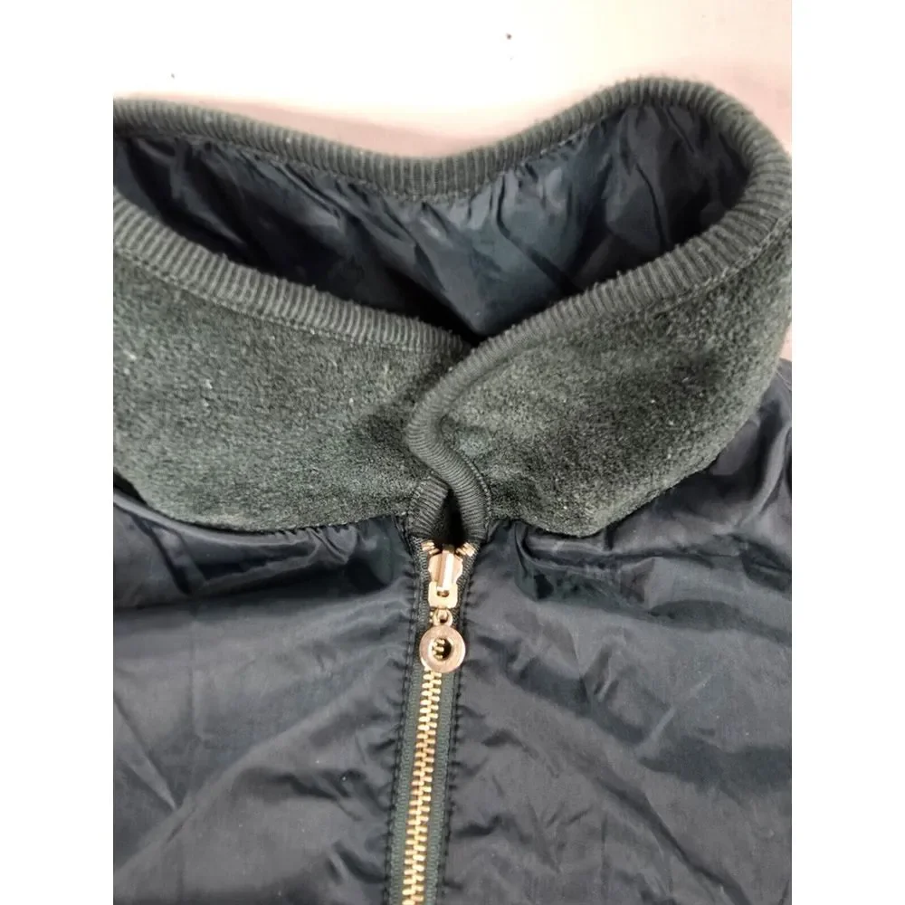 Vtg 80s 90s Reversible Winter Windbreaker Lined‎ Coat XL Jacket Polyester Pocket
